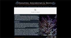 Desktop Screenshot of amazingaquariumsandreefs.com